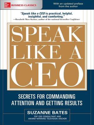 cover image of Speak Like a CEO
